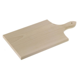Set di 6 Taglieri con Manico Legno Faggio 20x40x2 cm