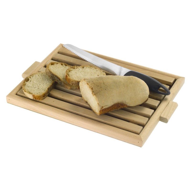 Set di 6 Taglieri per Pane Legno Faggio 24x38x2 cm
