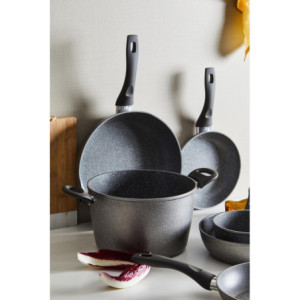 Zoom Set di 6 Pentole Cm 24 Silver Rock