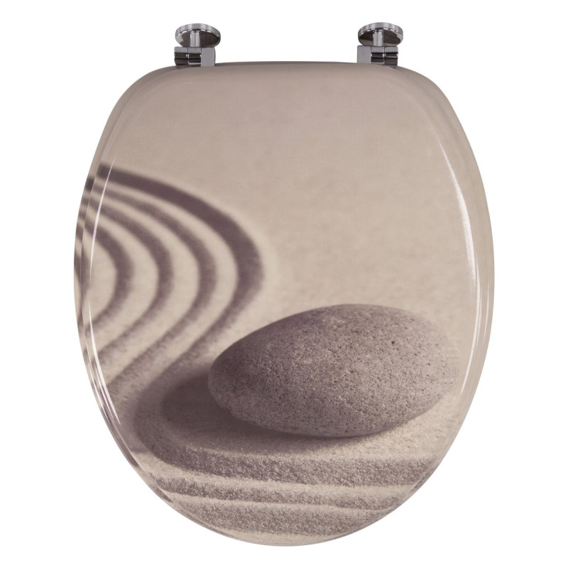 Set 5 Sedili WC MDF decoro 3 lati Zen eleganti bagno resistenti
