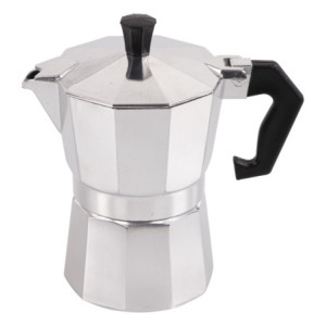 Set 6 Caffettiere alluminio 3 tazze Trilly moka tradizionale