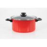 Set 4 Batterie 5 pezzi Zenith Red acciaio carbonio cucina moderna