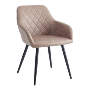 Set di 4 Poltroncine Marriot Marrone 61x57,5x79 - Sedute Design
