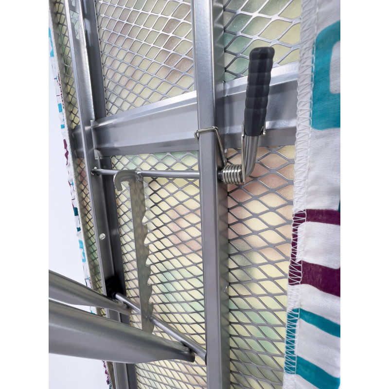 Set 2 Assi da stiro Marge con portacaldaia 110x34x89cm robuste