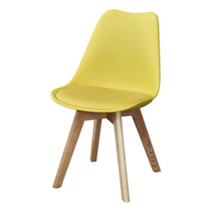 Set 6 Sedie imbottite Lelia senape 48x57x81cm moderne e comode