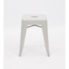 Set 4 Sgabelli Bar Victoria Small 38x38x45,5cm bianchi moderni