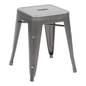 Set 4 Sgabelli Bar Victoria Small 38x38x45,5cm silver moderni
