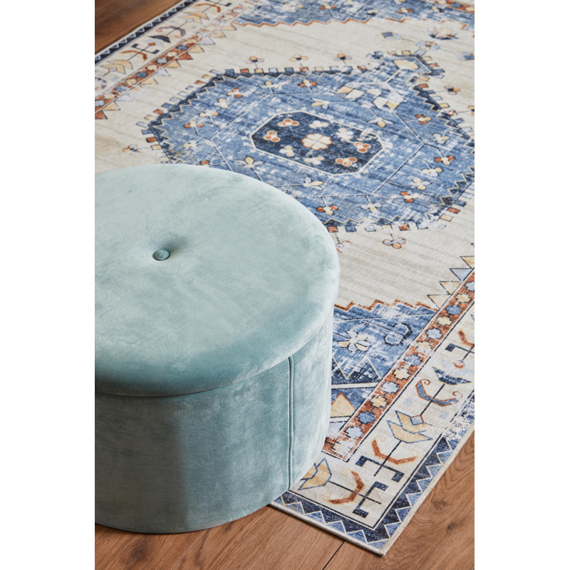 Set 4 Tappeti Karim 60x110cm multicolor poliestere arredo casa