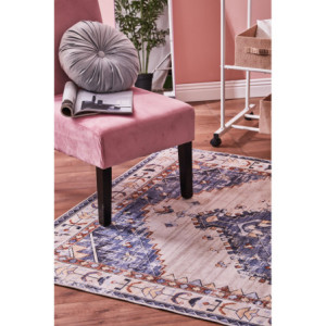 Zoom Set di 4 Tappeti In Poliestere Karim 100x150 Cm Multicolor