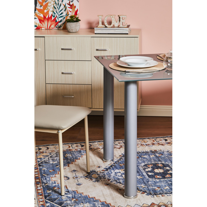 Set 4 Tappeti Karim 100x150cm multicolor poliestere arredo casa