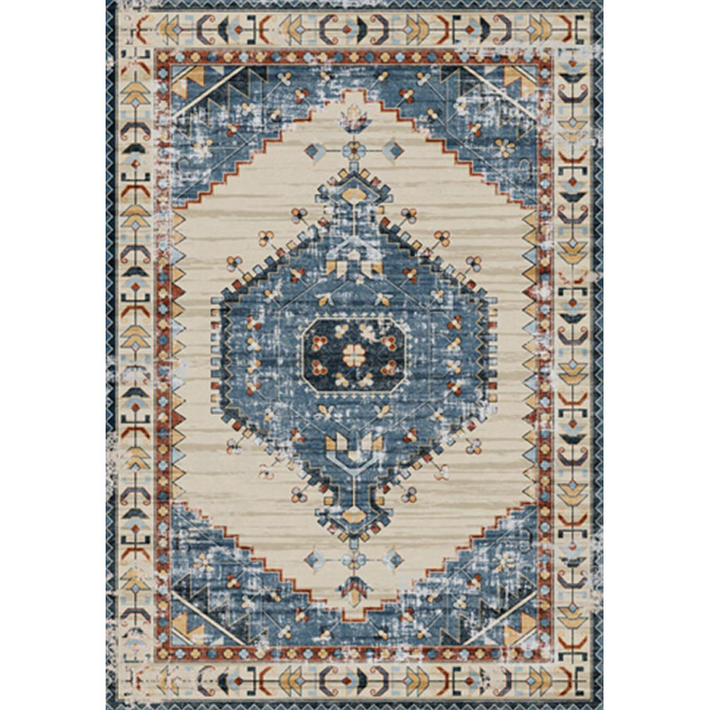 Set di 2 Tappeti Karim 140x200 cm Multicolor in Poliestere