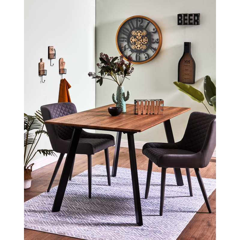 Set 5 Tappeti Randall 50x80cm grigio poliestere arredo casa