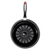 Set 6 Confezioni 2 Padelle 24/28 Rock in Carbon Steel cucina