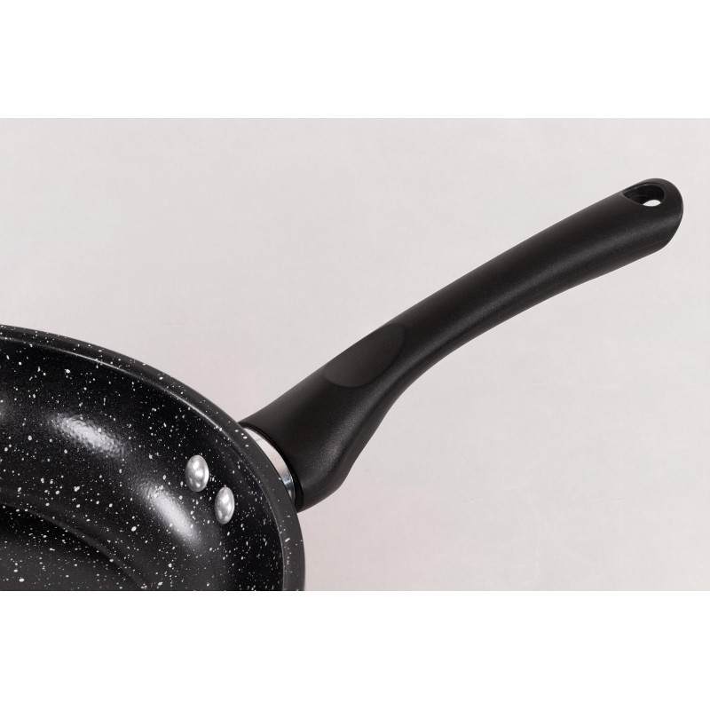 Set 4 Batterie 6pz Black Iron in Carbon Steel cucina professionale