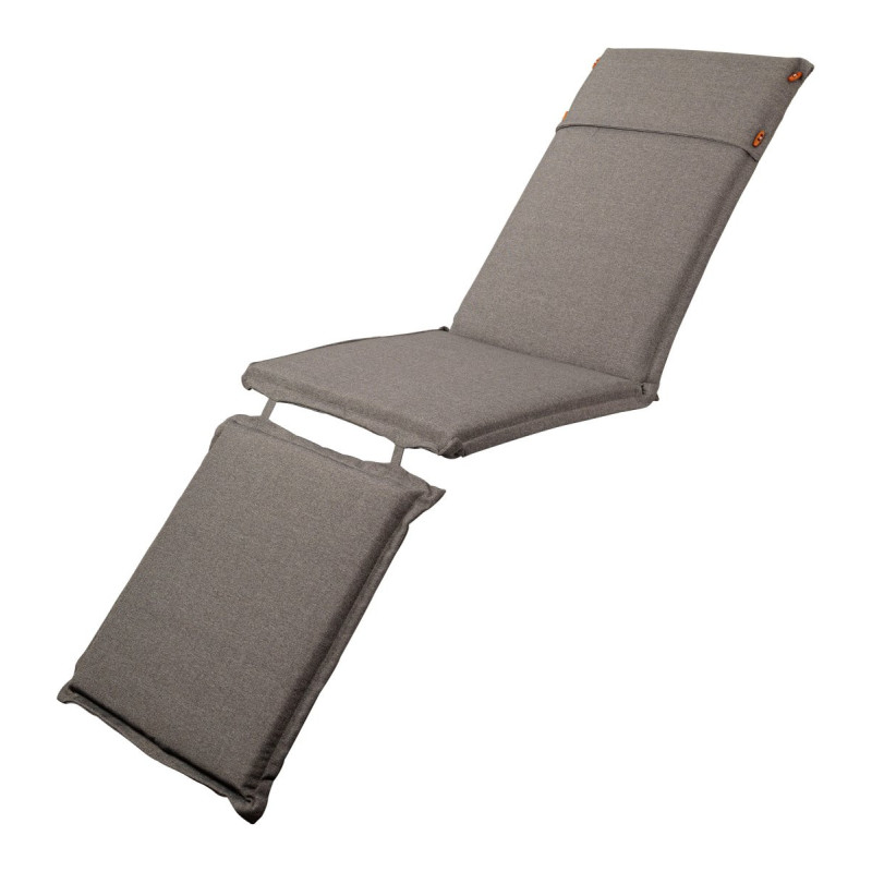 Set 4 Cuscini per Sdraio colore grigio melange comfort giardino