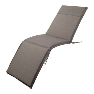 Set 4 Cuscini per Sdraio grigio melange comfort giardino casa