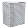 Set 6 Porta Biancheria Twist pieghevole grigio 40x30x50cm