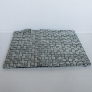 Zoom Set di 6 Porta Biancheria Twist Pieghevole Rett In Pp Intrecciato Grigio 40x30x50