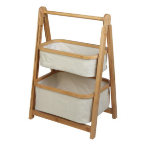 Zoom Set di 6 Scaffali Portaoggetti 2 Rip Nakhon H68 Beige