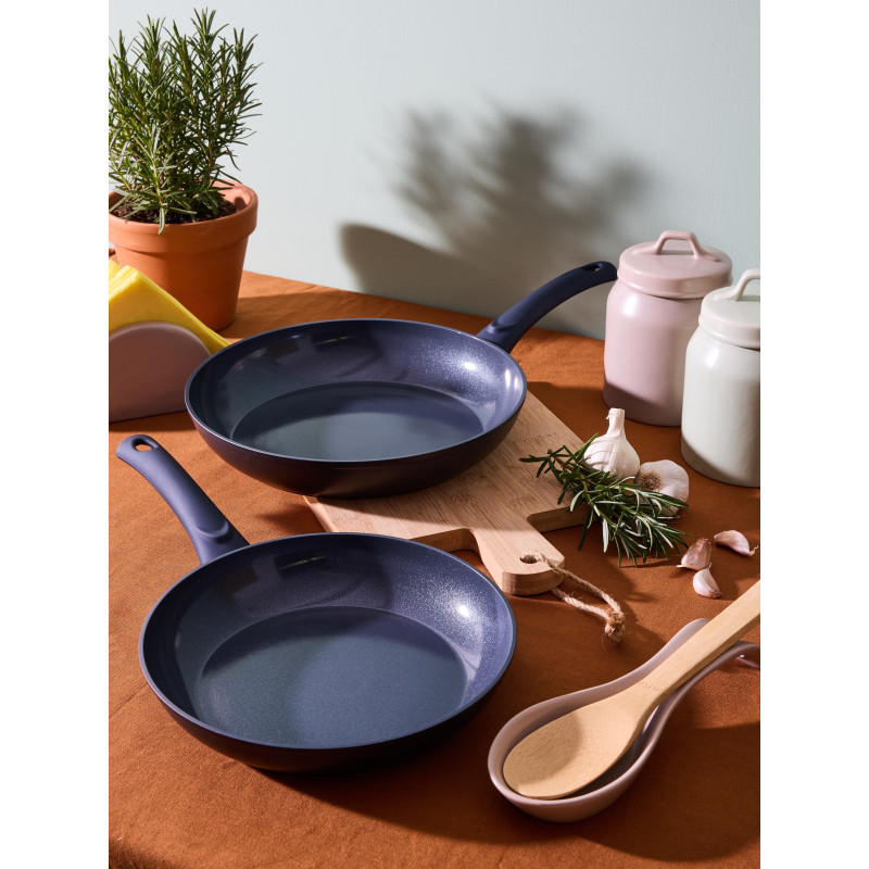 Set 8 padelle Ocean alluminio forgiato fondo induzione 24-28cm