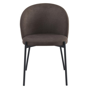 Set di 4 Sedie Shelly In Tessuto 320gr Tortora Dimensione 55x45x80cm