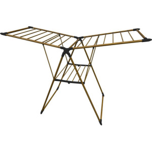Set di 6 stendibiancheria Orione 16mt acciaio effetto legno robusti