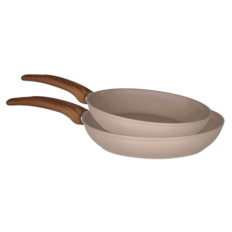 Set 8 padelle Earth alluminio forgiato 24-28cm fondo induzione