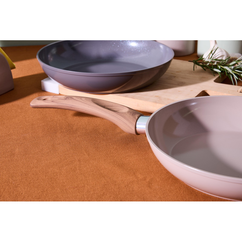 Set 8 padelle Earth alluminio forgiato 24-28cm fondo induzione