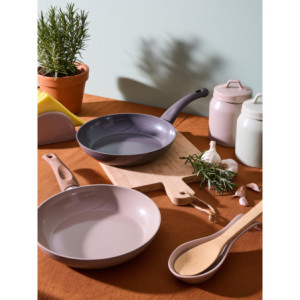 Zoom Set di 4 confezioni 2 padelle 24/28 Pearl Alluminio Forgiato Fondo Induzione Int ceramico Greblon