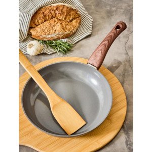 Zoom Set di 6 Padelle Alluminio Forgiato 26 Eco-bright Con Rivestimento Ceramica Amico Safe&sure