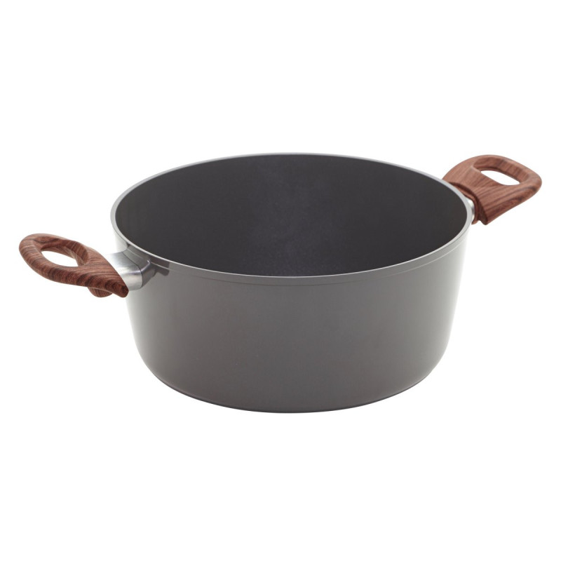Set di 6 casseruole alluminio forgiato 24cm rivestimento ceramico
