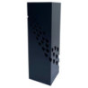 Set di 6 portaombrelli Kim metallo nero opaco 15x15x48cm moderni