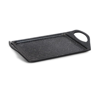 Set di 6 bistecchiere rettangolari 36x23cm antiaderenti induzione