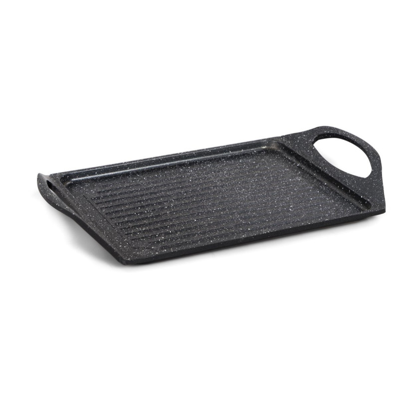 Set di 6 bistecchiere rettangolari 36x23cm antiaderenti induzione