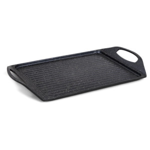 Set di 6 bistecchiere rettangolari 47x28cm antiaderenti induzione