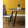 Set di 6 sedie Dahlia tessuto beige 42x51x98,5cm moderne casa