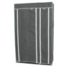 Set di 5 armadi in TNT grigio 110x45x175cm salvaspazio leggeri