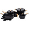 Set di 2 batterie 11 pezzi Ashanti alluminio forgiato cucina