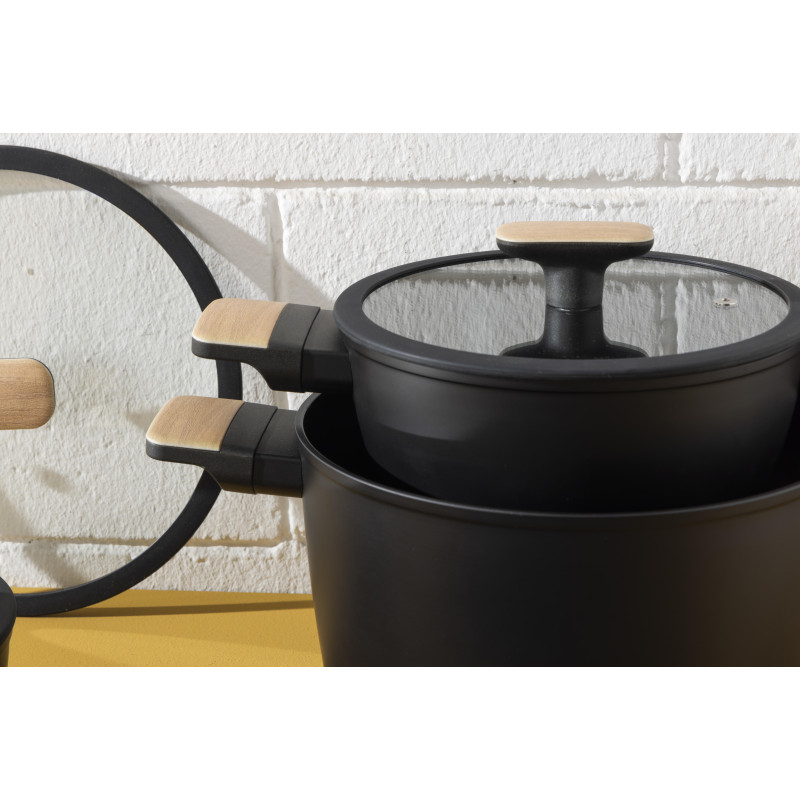 Set di 2 batterie 11 pezzi Ashanti alluminio forgiato cucina