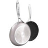 Set di 4 confezioni 2 padelle 24-28cm Silver Steel marmorizzato