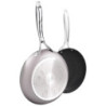 Set di 4 confezioni 2 padelle 24-28cm Silver Steel marmorizzato