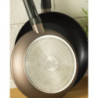 Set di 4 confezioni 2 padelle 24-28cm Brown Brush effetto legno