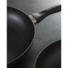 Set di 6 padelle alluminio cm32 grigio fondo induzione cucina