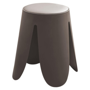 Set di 6 sgabelli Johnny tortora Ø45xH45cm casa moderna