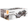 Set di 2 batterie 11pz Gradient alluminio induzione cucina moderna