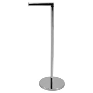 Set di 6 piantana portarotolo Iris acciaio bagno moderno elegante