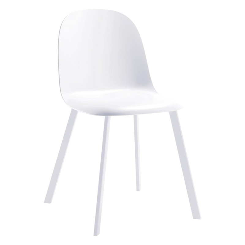 Set di 4 Sedie Mael PP Bianca - Design Moderno per Casa