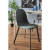 Set di 4 sedie Mael PP blu avio chiaro moderne casa cucina living