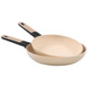 Set di 8 padelle Mood Sand alluminio forgiato 24-28cm induzione