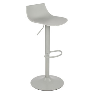 Set di 2 sgabelli Casper polipropilene grigio medio moderni casa